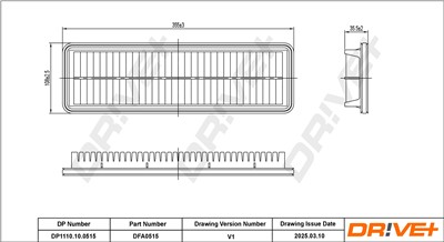 Dr!ve+ DP1110.10.0515 Číslo výrobce: DFA0515. EAN: 5907714172465.
