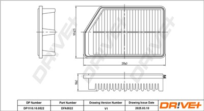 Dr!ve+ DP1110.10.0522 Číslo výrobce: DFA0522. EAN: 5907714172533.
