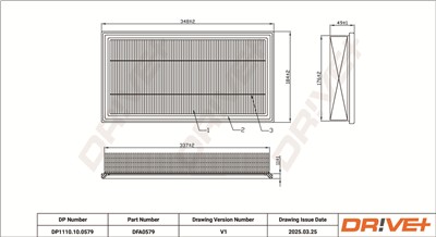 Dr!ve+ DP1110.10.0579 Číslo výrobce: DFA0579. EAN: 5907714173103.
