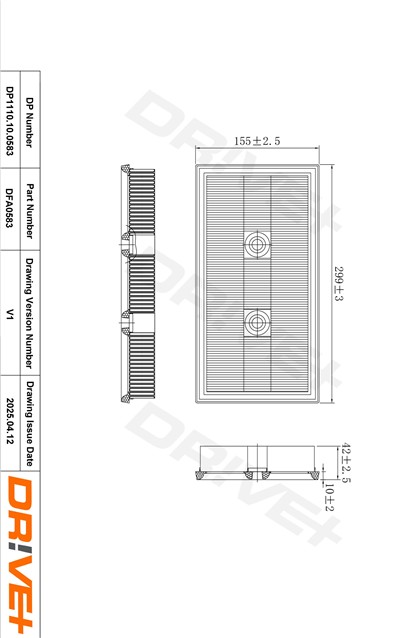Dr!ve+ DP1110.10.0583 Číslo výrobce: DFA0583. EAN: 5907714173141.