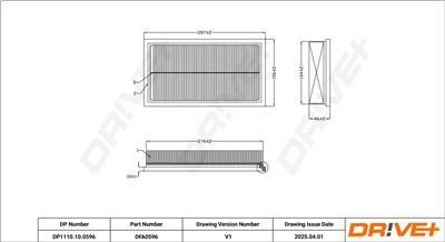 Dr!ve+ DP1110.10.0596 Číslo výrobce: DFA0596. EAN: 5907714173271.