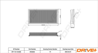 Dr!ve+ DP1110.10.0606 Číslo výrobce: DFA0606. EAN: 5907714173370.