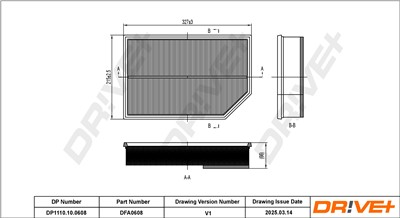 Dr!ve+ DP1110.10.0608 Číslo výrobce: DFA0608. EAN: 5907714173394.