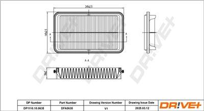 Dr!ve+ DP1110.10.0635 Číslo výrobce: DFA0635. EAN: 5907714173660.