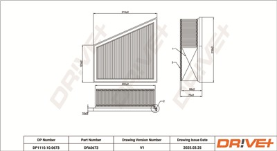 Dr!ve+ DP1110.10.0673 Číslo výrobce: DFA0673. EAN: 5907714174049.