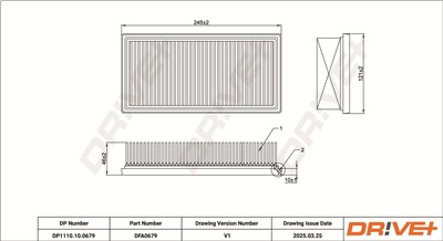 Dr!ve+ DP1110.10.0679 Číslo výrobce: DFA0679. EAN: 5907714174100.