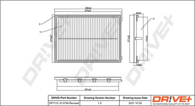 Dr!ve+ DP1110.10.0706 Číslo výrobce: DFA0706. EAN: 5907714174377.