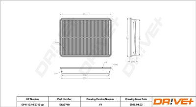 Dr!ve+ DP1110.10.0710 Číslo výrobce: DFA0710. EAN: 5907714174414.