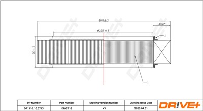 Dr!ve+ DP1110.10.0713 Číslo výrobce: DFA0713. EAN: 5907714174445.