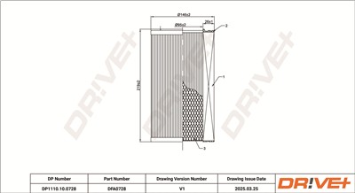 Dr!ve+ DP1110.10.0728 Číslo výrobce: DFA0728. EAN: 5907714174599.