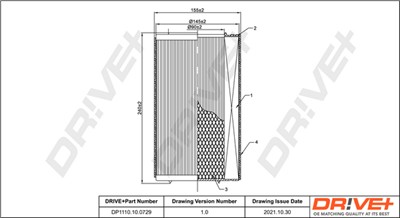 Dr!ve+ DP1110.10.0729 Číslo výrobce: DFA0729. EAN: 5907714174605.