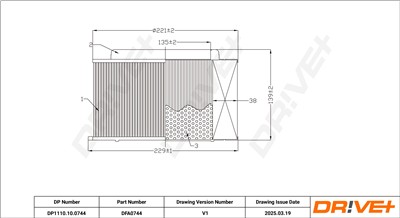 Dr!ve+ DP1110.10.0744 Číslo výrobce: DFA0744. EAN: 5907714174759.