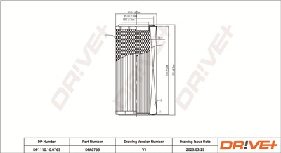 Dr!ve+ DP1110.10.0765 Číslo výrobce: DFA0765. EAN: 5907714179372.
