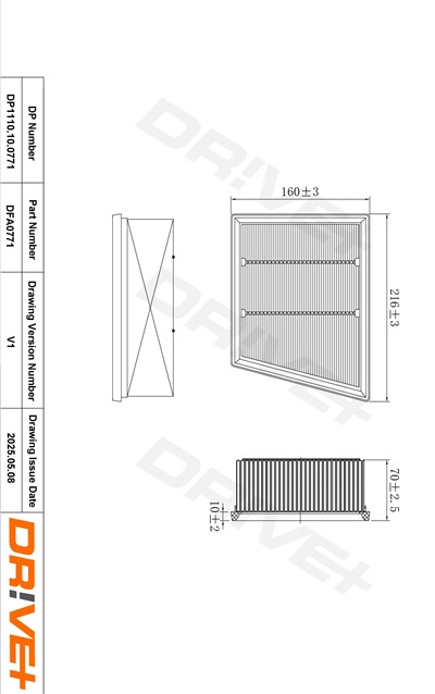 Dr!ve+ DP1110.10.0771 Číslo výrobce: DFA0771. EAN: 5907714199592.