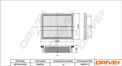Dr!ve+ DP1110.10.0790 Číslo výrobce: DFA0790.