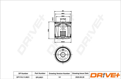 Dr!ve+ DP1110.11.0021 Číslo výrobce: DFL0021. EAN: 5907714163494.
