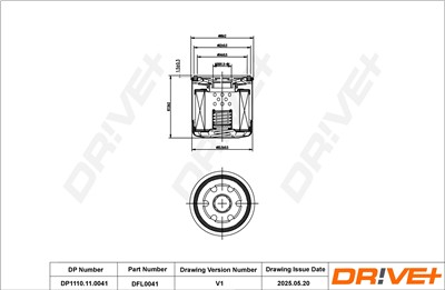 Dr!ve+ DP1110.11.0041 Číslo výrobce: DFL0041. EAN: 5907714163296.
