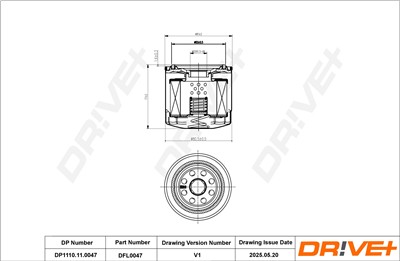 Dr!ve+ DP1110.11.0047 Číslo výrobce: DFL0047. EAN: 5907714163272.