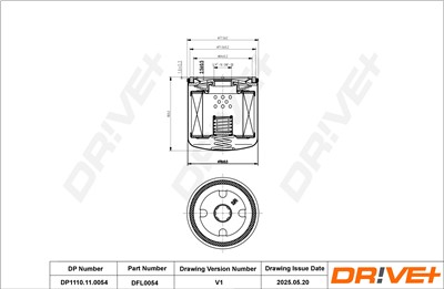 Dr!ve+ DP1110.11.0054 Číslo výrobce: DFL0054. EAN: 5907714163814.
