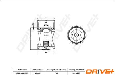 Dr!ve+ DP1110.11.0073 Číslo výrobce: DFL0073. EAN: 5907714163555.