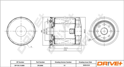 Dr!ve+ DP1110.11.0090 Číslo výrobce: DFL0090. EAN: 5907714164019.