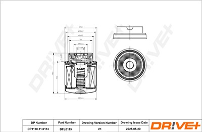 Dr!ve+ DP1110.11.0113 Číslo výrobce: DFL0113. EAN: 5907714163838.