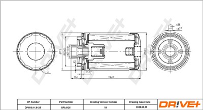Dr!ve+ DP1110.11.0125 Číslo výrobce: DFL0125. EAN: 5907714163982.