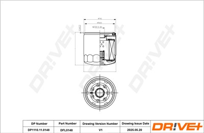 Dr!ve+ DP1110.11.0148 Číslo výrobce: DFL0148. EAN: 5907714152184.