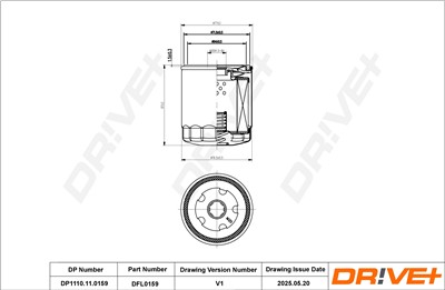 Dr!ve+ DP1110.11.0159 Číslo výrobce: DFL0159. EAN: 5907714152290.