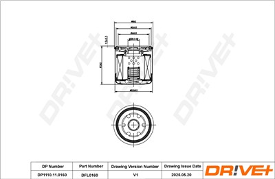 Dr!ve+ DP1110.11.0160 Číslo výrobce: DFL0160. EAN: 5907714152306.