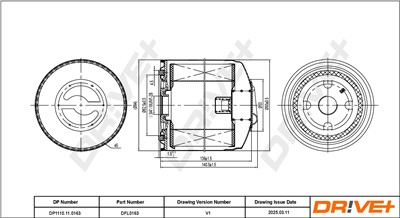 Dr!ve+ DP1110.11.0163 Číslo výrobce: DFL0163. EAN: 5907714152337.