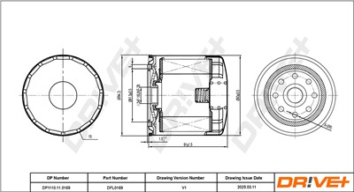 Dr!ve+ DP1110.11.0169 Číslo výrobce: DFL0169. EAN: 5907714152399.