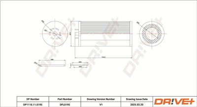 Dr!ve+ DP1110.11.0195 Číslo výrobce: DFL0195. EAN: 5907714166952.