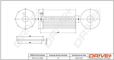 Dr!ve+ DP1110.11.0206 Číslo výrobce: DFL0206. EAN: 5907714167065.
