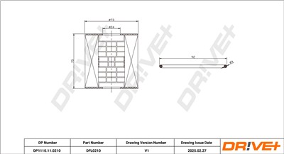 Dr!ve+ DP1110.11.0210 Číslo výrobce: DFL0210. EAN: 5907714167102.