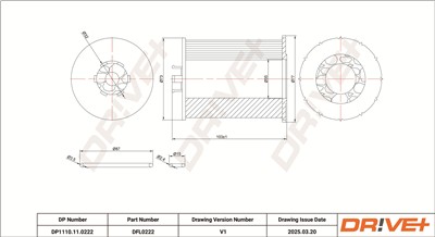 Dr!ve+ DP1110.11.0222 Číslo výrobce: DFL0222. EAN: 5907714167225.