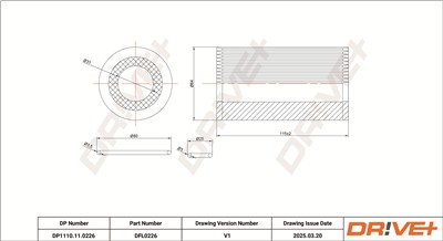 Dr!ve+ DP1110.11.0226 Číslo výrobce: DFL0226. EAN: 5907714167263.