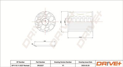 Dr!ve+ DP1110.11.0227 Číslo výrobce: DFL0227. EAN: 5907714167270.