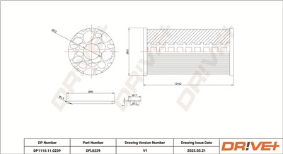 Dr!ve+ DP1110.11.0239 Číslo výrobce: DFL0239. EAN: 5907714167393.