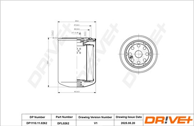 Dr!ve+ DP1110.11.0262 Číslo výrobce: DFL0262. EAN: 5907714167621.