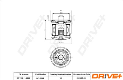 Dr!ve+ DP1110.11.0265 Číslo výrobce: DFL0265. EAN: 5907714167652.