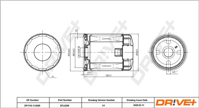 Dr!ve+ DP1110.11.0269 Číslo výrobce: DFL0269. EAN: 5907714167690.