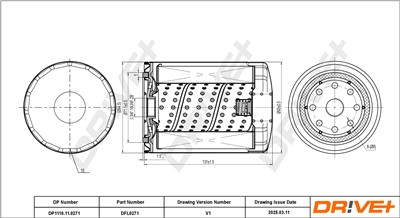 Dr!ve+ DP1110.11.0271 Číslo výrobce: DFL0271. EAN: 5907714167713.