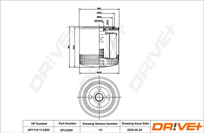 Dr!ve+ DP1110.11.0289 Číslo výrobce: DFL0289. EAN: 5907714167898.