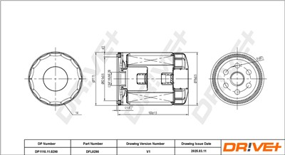 Dr!ve+ DP1110.11.0290 Číslo výrobce: DFL0290. EAN: 5907714167904.
