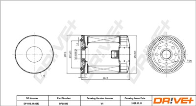 Dr!ve+ DP1110.11.0293 Číslo výrobce: DFL0293. EAN: 5907714167935.