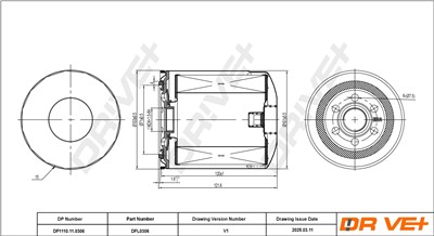 Dr!ve+ DP1110.11.0306 Číslo výrobce: DFL0306. EAN: 5907714168062.