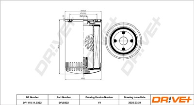 Dr!ve+ DP1110.11.0322 Číslo výrobce: DFL0322. EAN: 5907714168222.