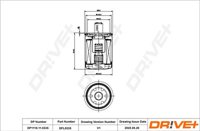 Dr!ve+ DP1110.11.0335 Číslo výrobce: DFL0335. EAN: 5907714199318.