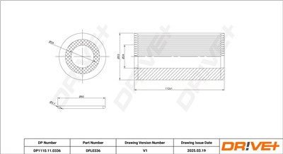 Dr!ve+ DP1110.11.0336 Číslo výrobce: DFL0336. EAN: 5907714199325.